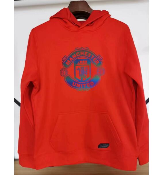 Manchester United Red Hoody Sweater Top 2020/21